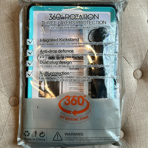 Miesherk Case for Galaxy Tab S9 Plus with Hand/Shoulder Strap 12.4” SkyBlue - Picture 12 of 12